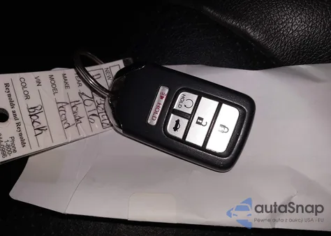 2016 Honda Accord Touring from USA, damaged, VIN 1HGCT2B00GA007436